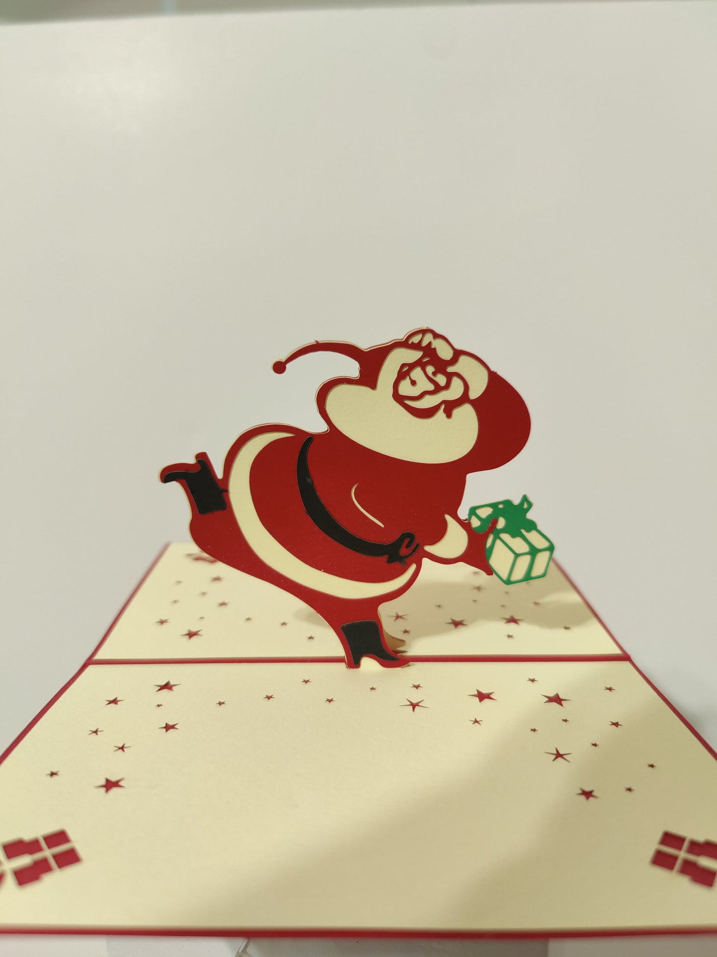 3D Pop Up Cards Birthday Handcraft Anniversary Skating Santa Christmas Card