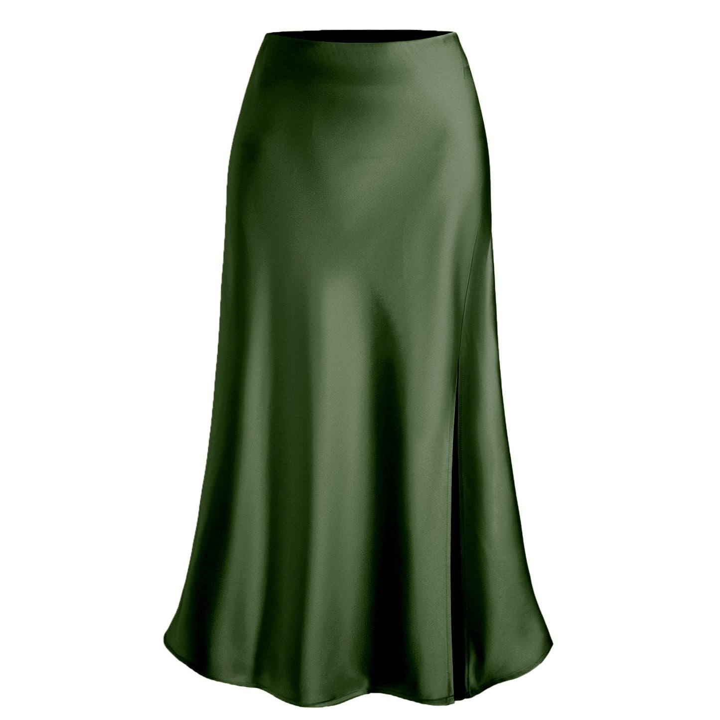 Skirt Satin Split front
