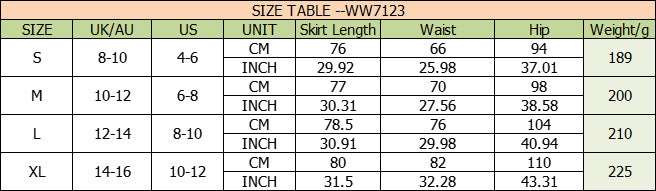 Skirt Satin Split front