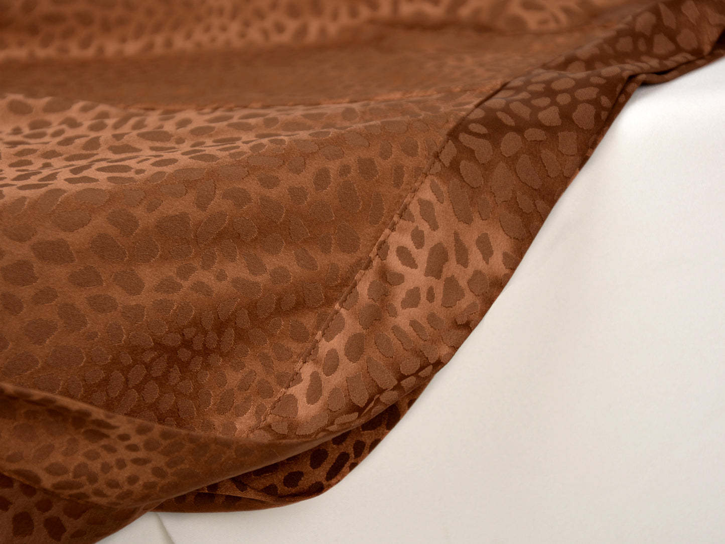 Leopard Satin Wrapped skirt one piece to wrap up