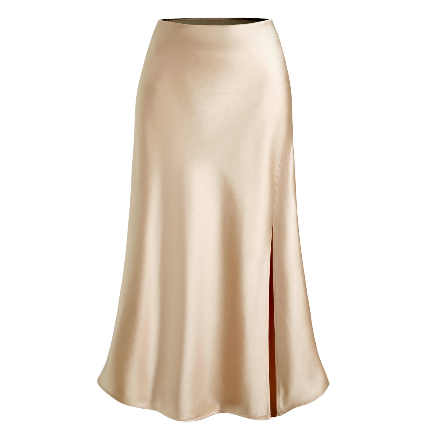 Skirt Satin Split front