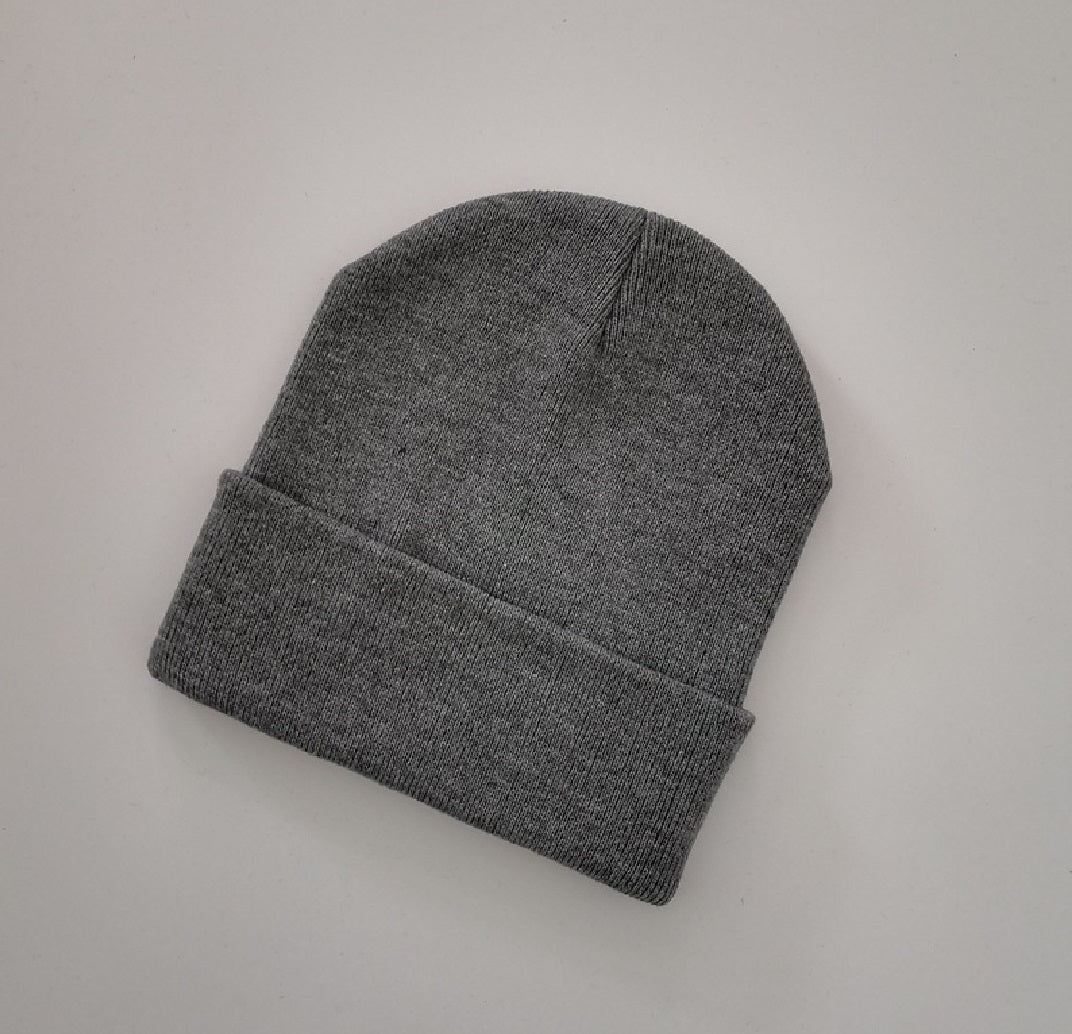 Unisex Beanie Hat Pull On Cap Knitted Woolly Slouch skateboard Gift UK
