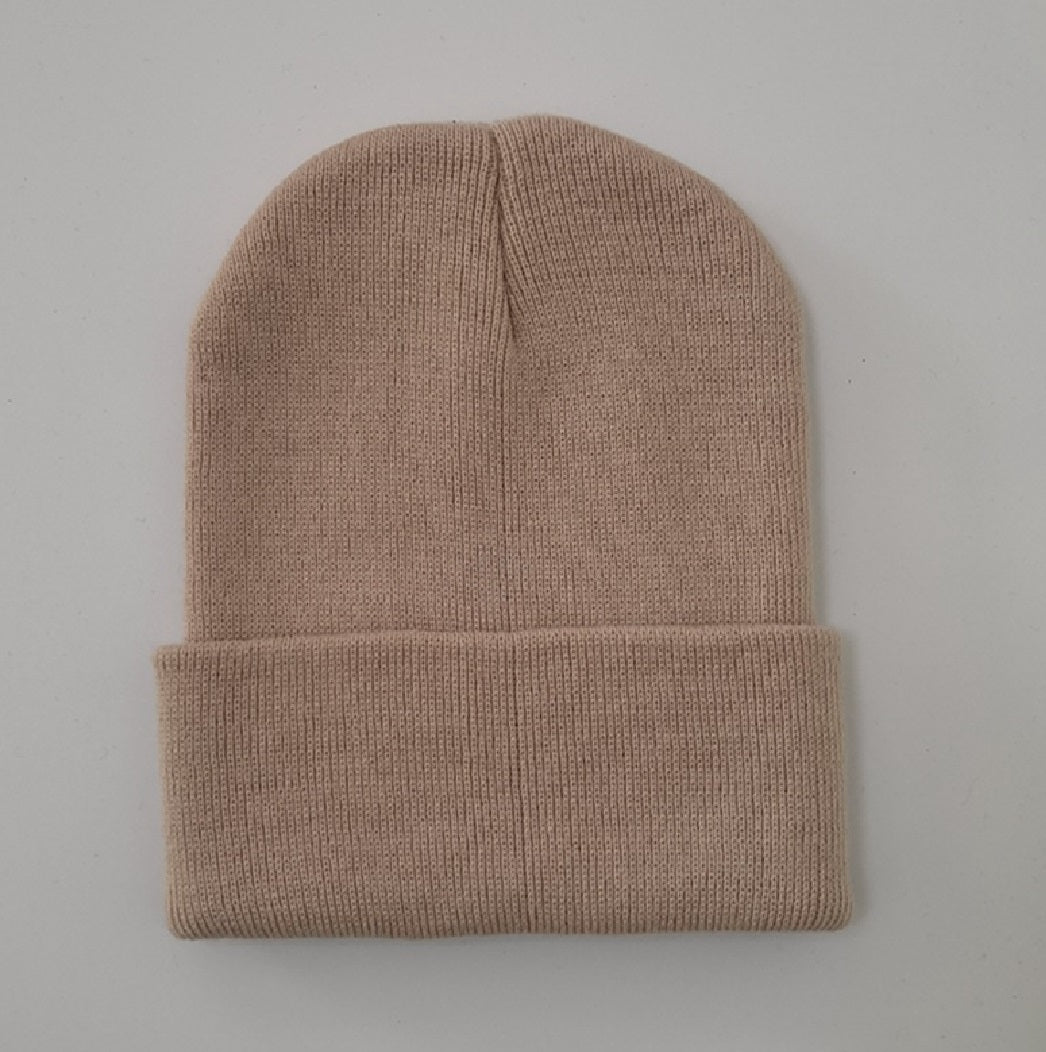 Unisex Beanie Hat Pull On Cap Knitted Woolly Slouch skateboard Gift UK