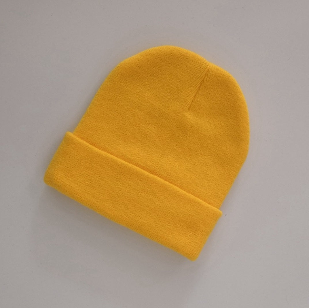 Unisex Beanie Hat Pull On Cap Knitted Woolly Slouch skateboard Gift UK