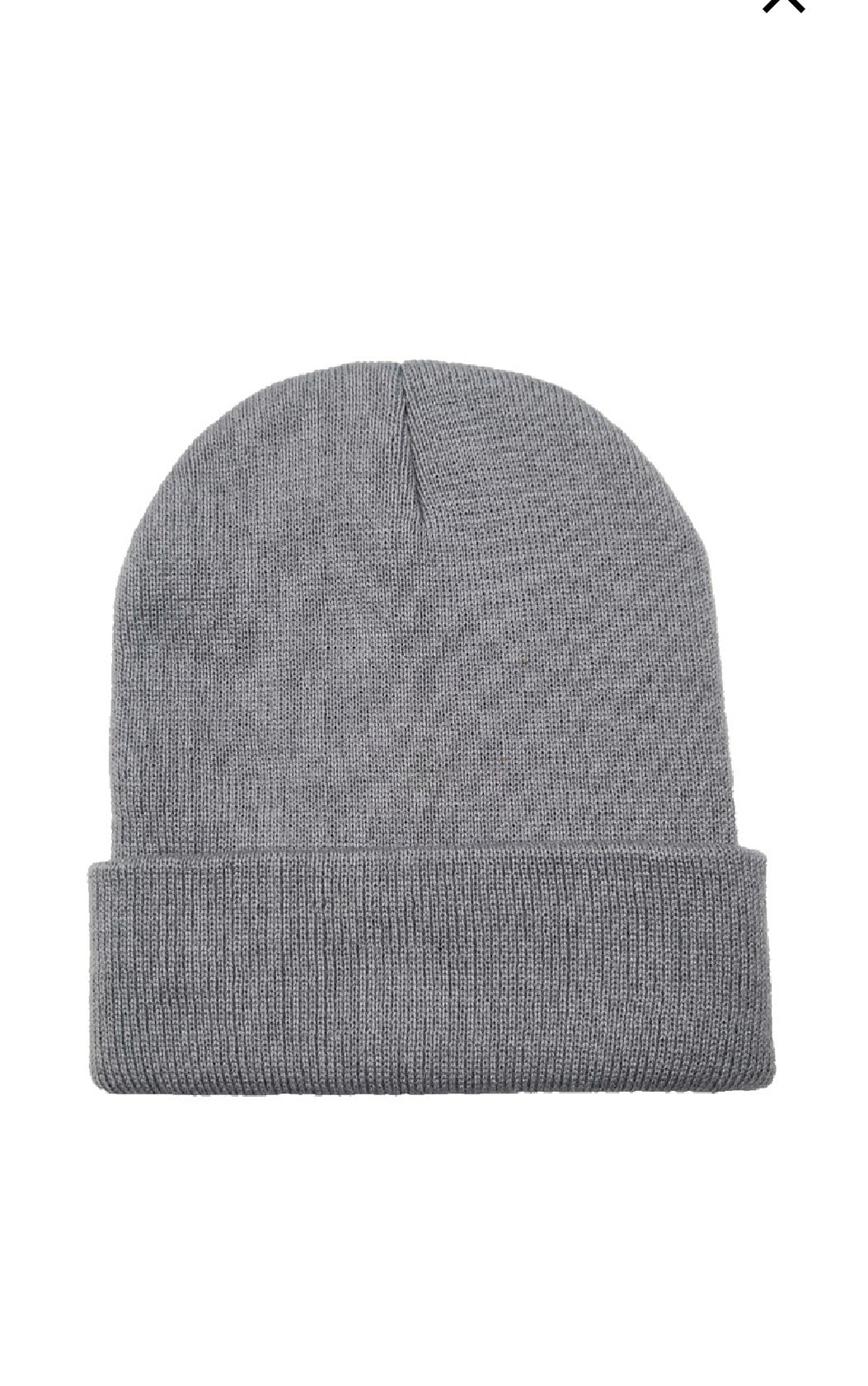 Unisex Beanie Hat Pull On Cap Knitted Woolly Slouch skateboard Gift UK