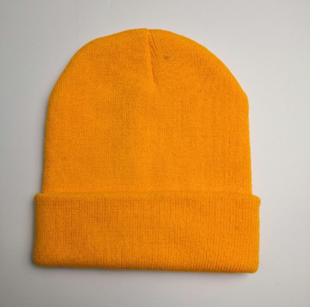 Unisex Beanie Hat Pull On Cap Knitted Woolly Slouch skateboard Gift UK