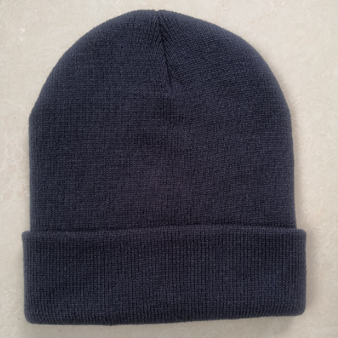 Unisex Beanie Hat Pull On Cap Knitted Woolly Slouch skateboard Gift UK