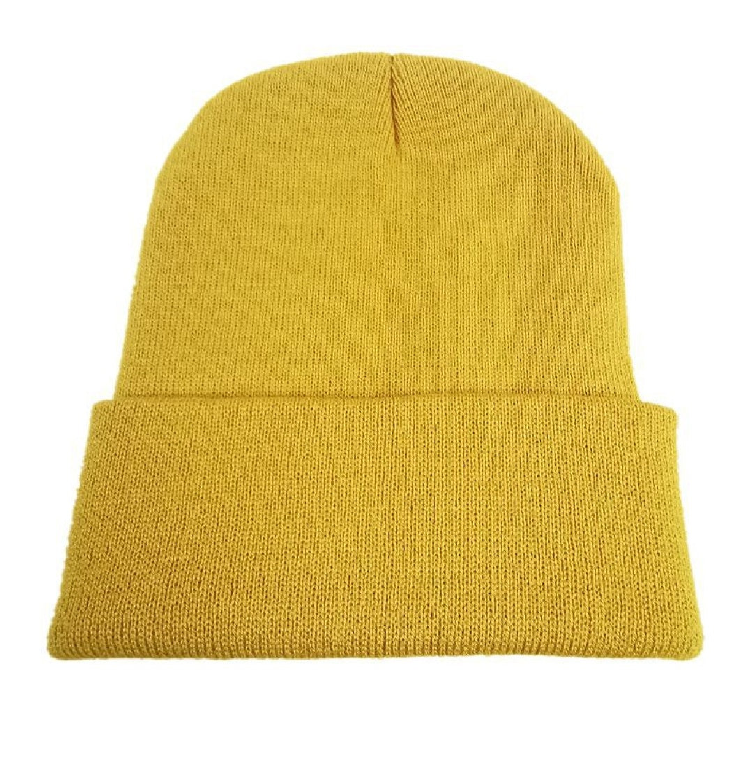 Unisex Beanie Hat Pull On Cap Knitted Woolly Slouch skateboard Gift UK