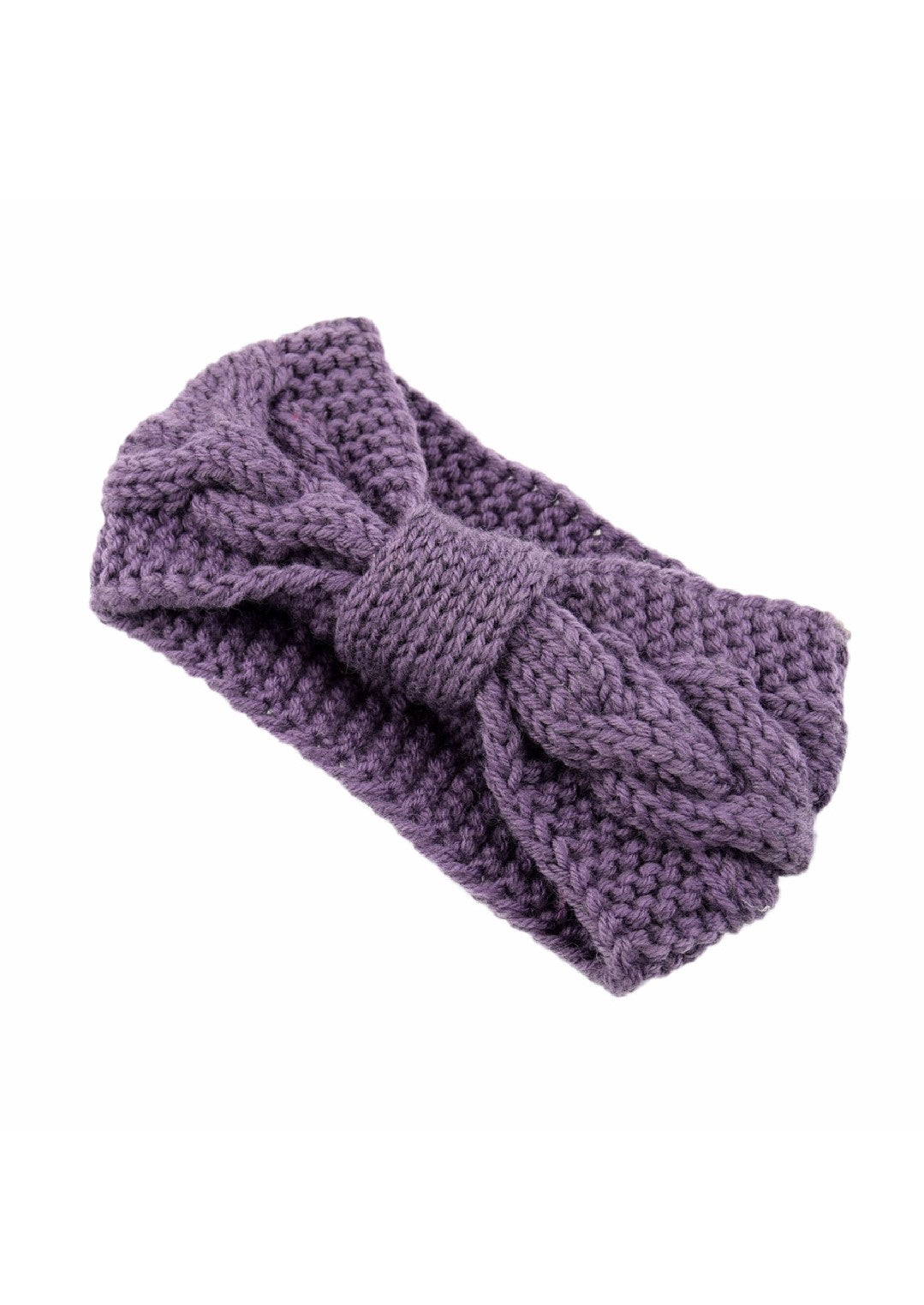 Knitted Braids Wide Headband Head Wrap Elastic Wool Ear Hairband Turban Knotted 1