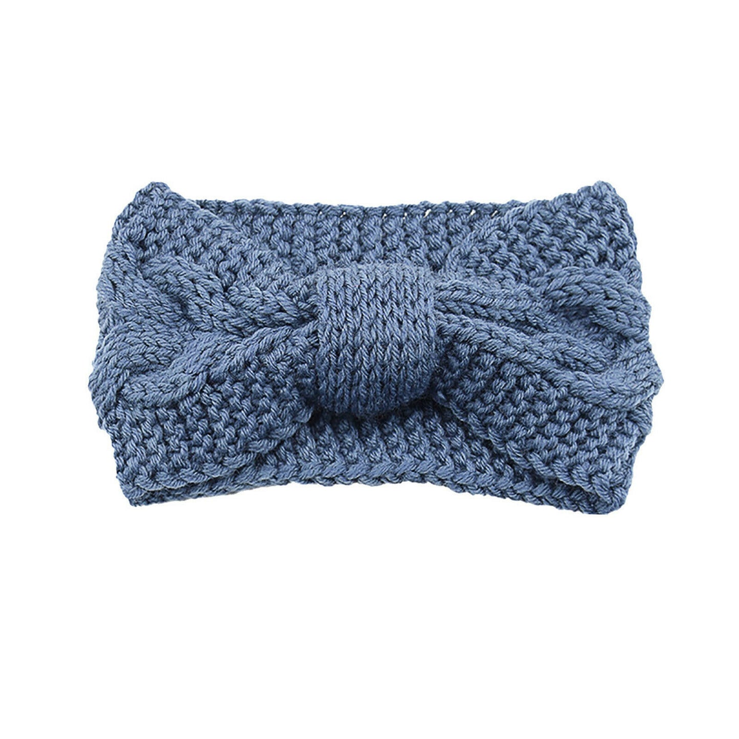 Knitted Braids Wide Headband Head Wrap Elastic Wool Ear Hairband Turban Knotted 1
