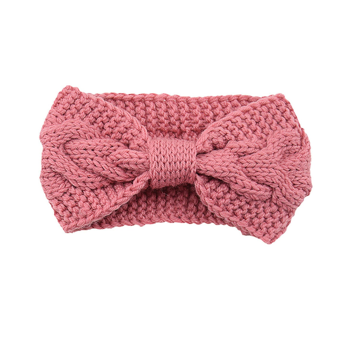 Knitted Braids Wide Headband Head Wrap Elastic Wool Ear Hairband Turban Knotted 1