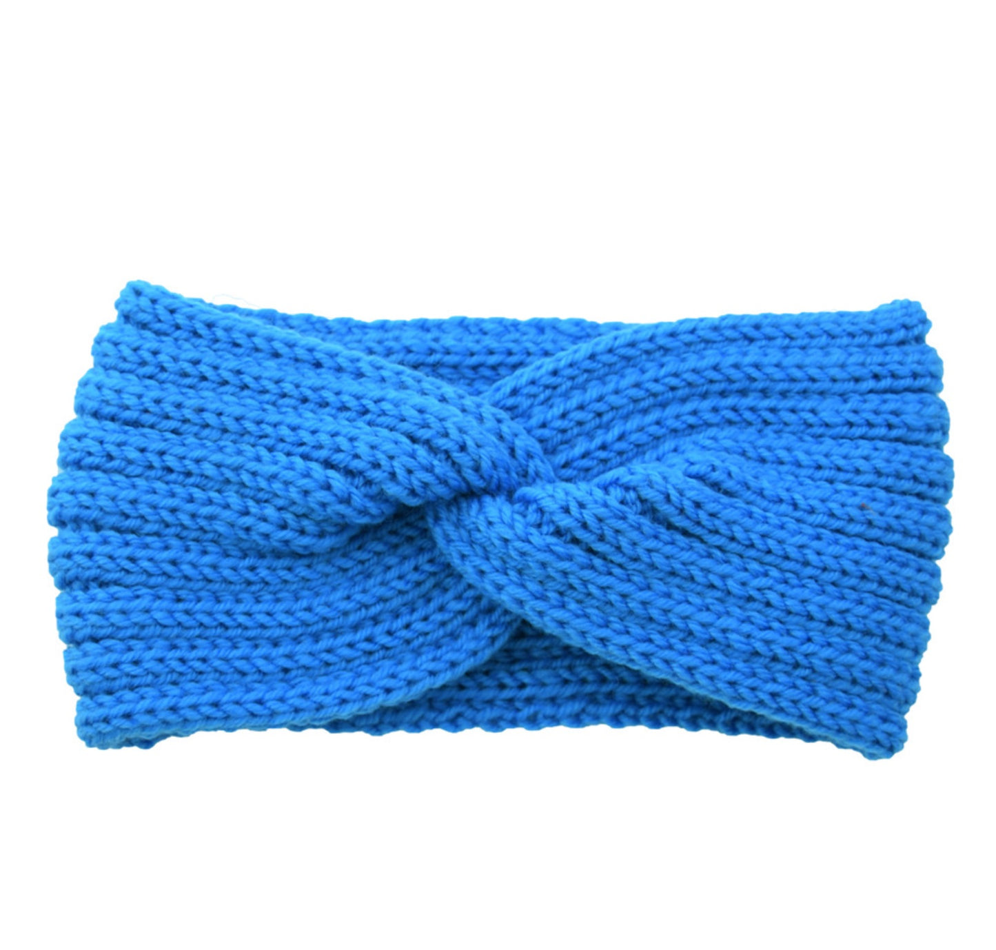 Knitted Braids Wide Headband Head Wrap Elastic Wool Ear Hairband Turban 8