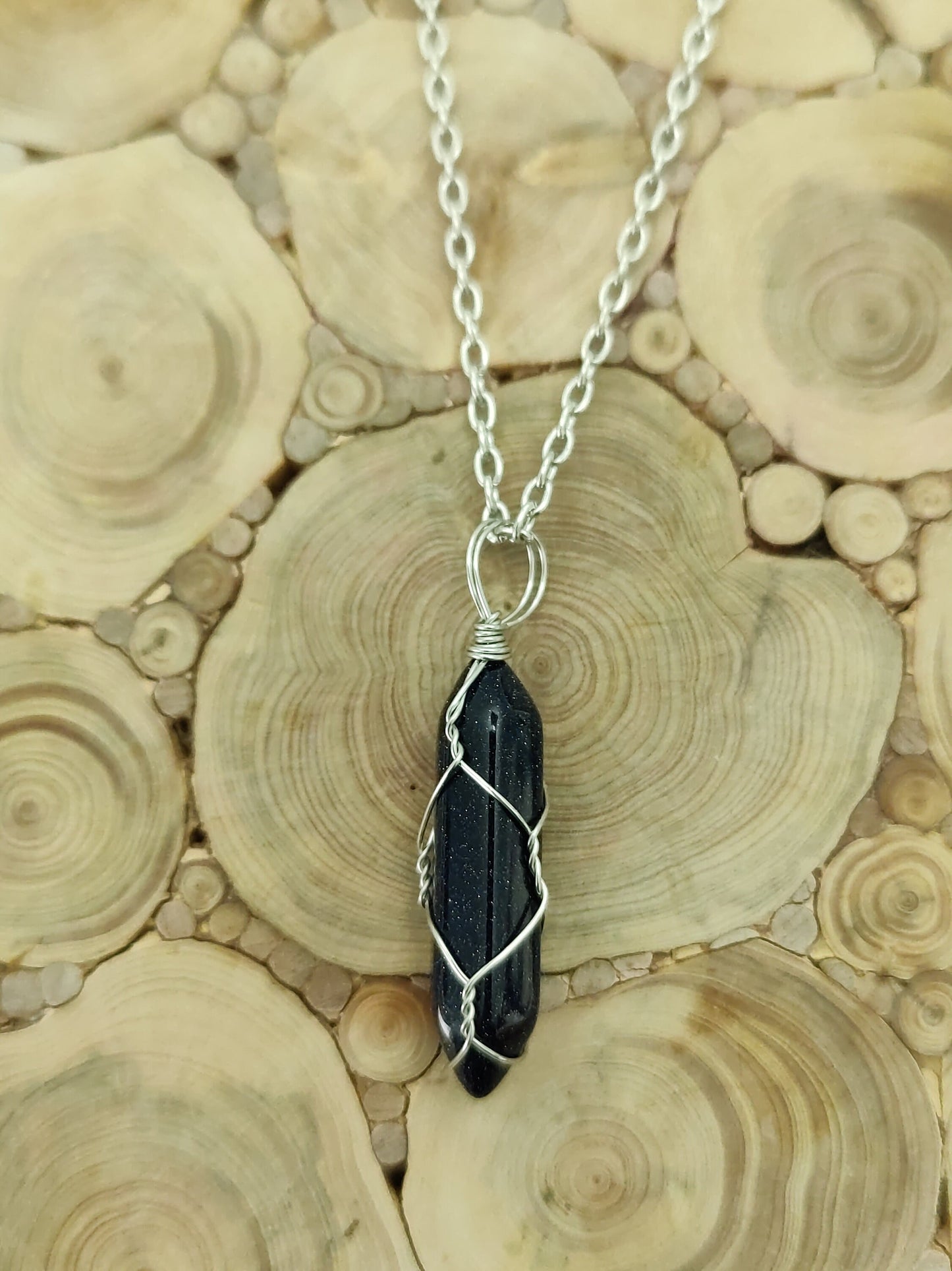 Silver Wire wrapped Hexagon Amethyst Crystal Necklace Cable Chain Crystal necklace Wire Wrapped Crystal Necklace Amethyst Necklace